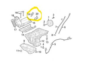 Mopar 05149077AB, Engine Coolant Temperature Sensor